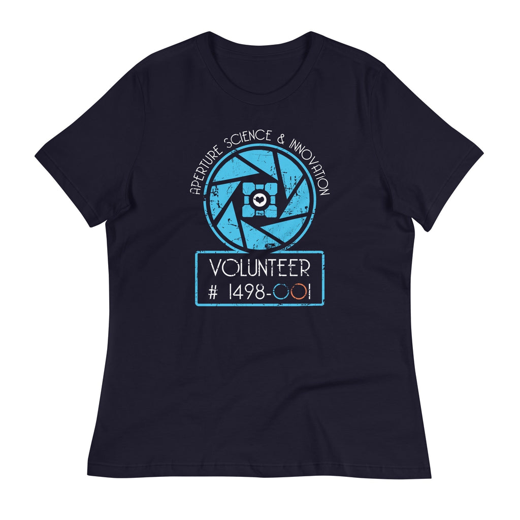 Aperture Science Volunteer Women's Signature Tee Hoodie, Sweatshirt | PureTeeCo.com (Image 2)