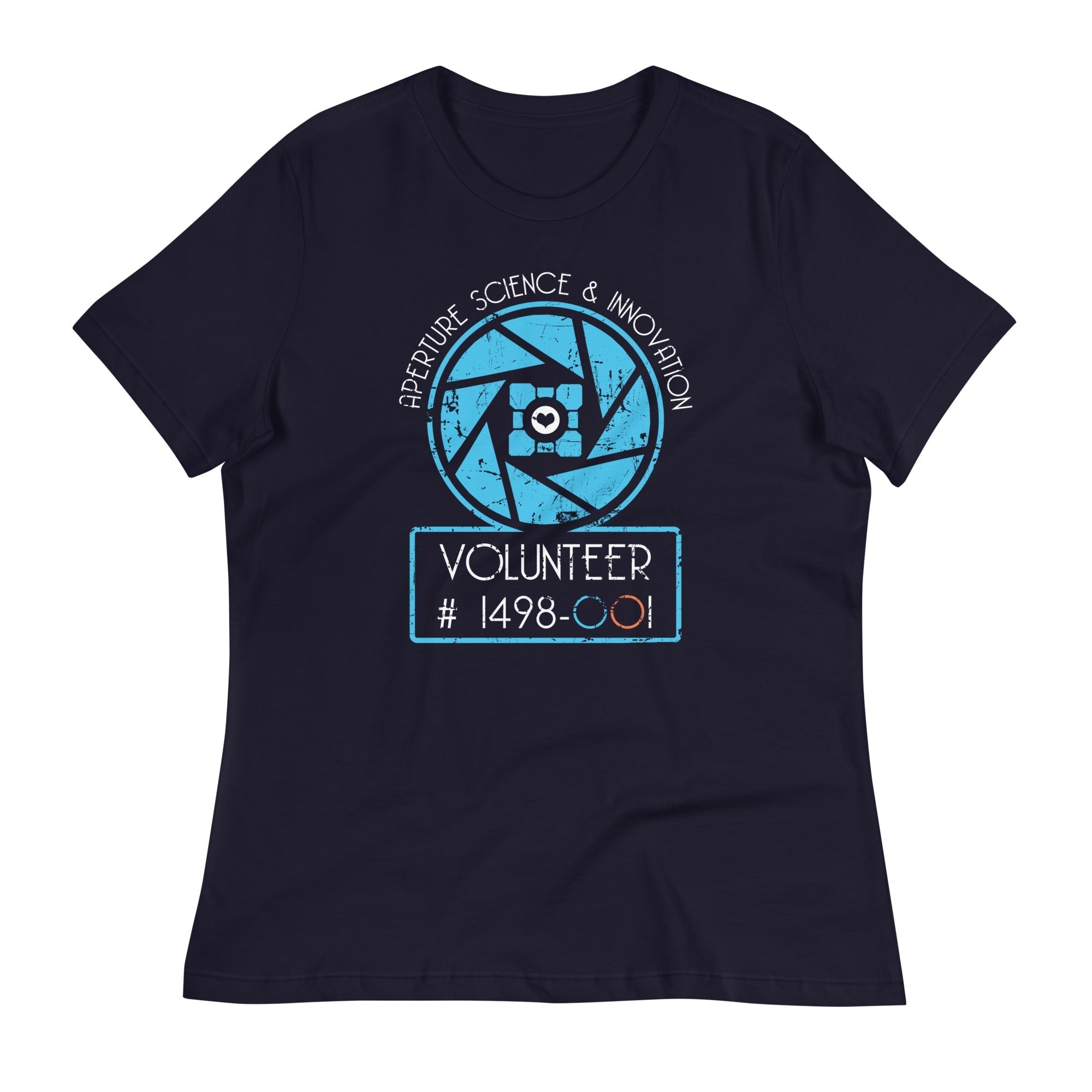 Aperture Science Volunteer Women's Signature Tee Hoodie, Sweatshirt | PureTeeCo.com (Image 2)