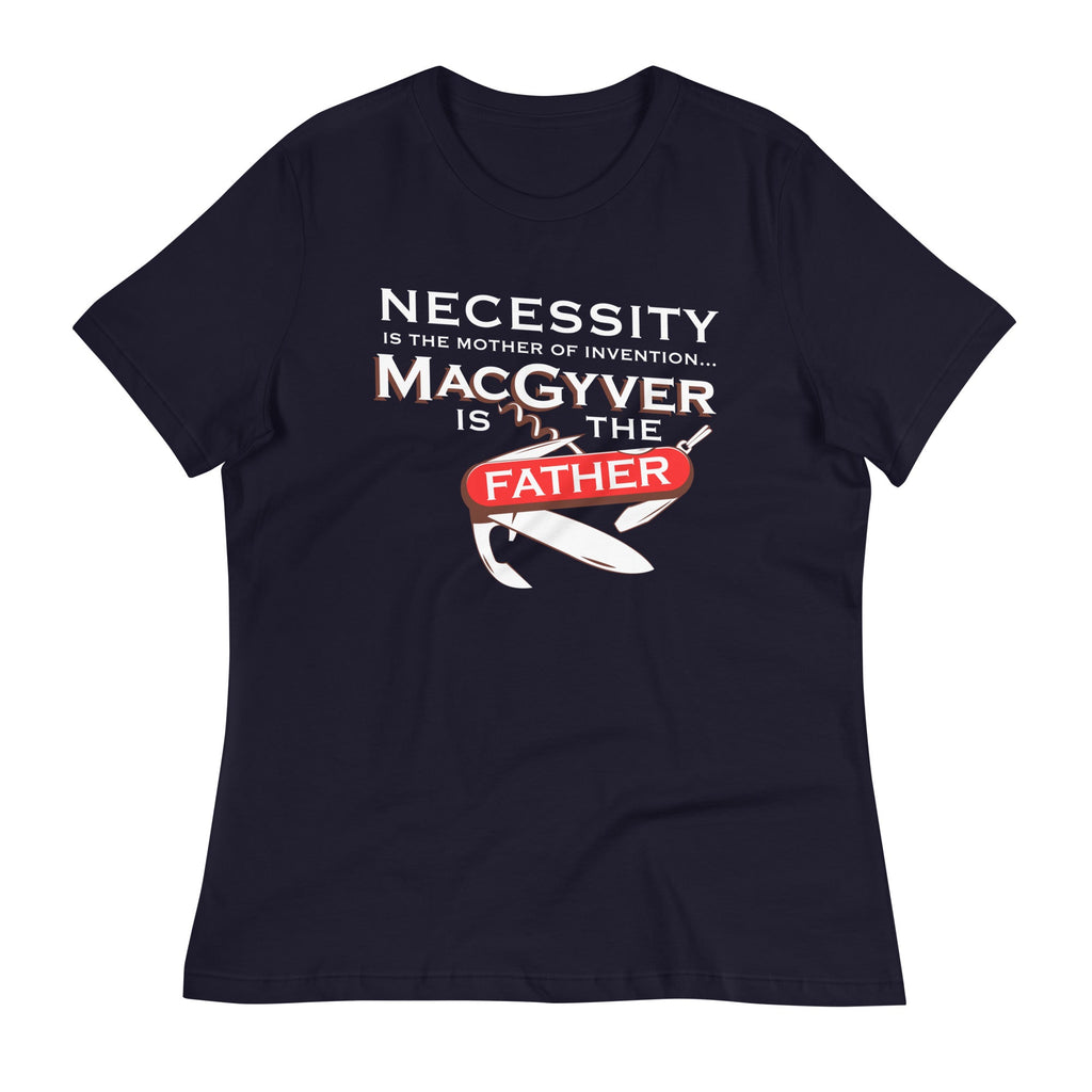 Necessity Is The Mother Women's Signature Tee Hoodie, Sweatshirt | PureTeeCo.com (Image 2)