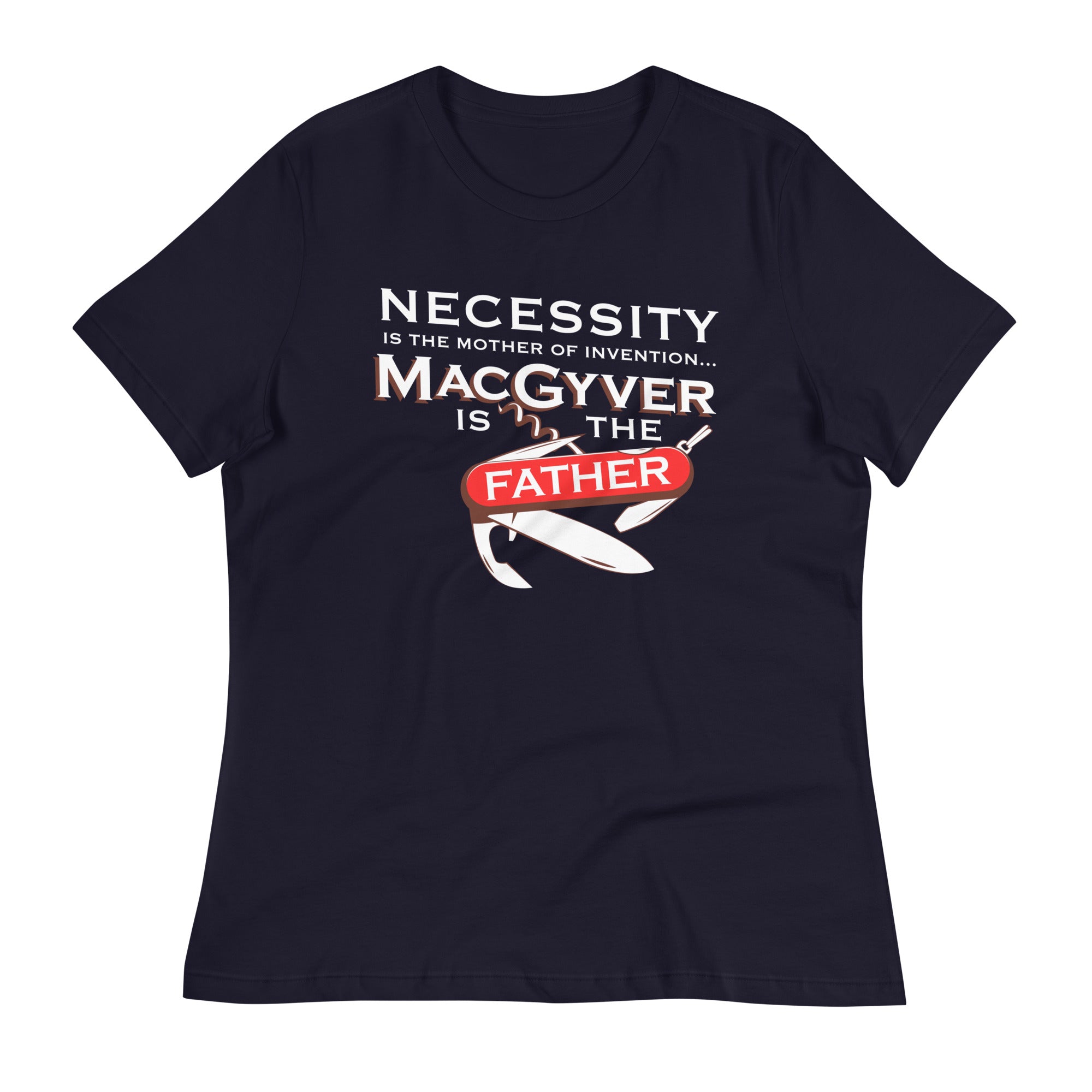 Necessity Is The Mother Women's Signature Tee Hoodie, Sweatshirt | PureTeeCo.com (Image 2)