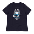I'm On A Boat Women's Signature Tee Hoodie, Sweatshirt | PureTeeCo.com (Image 1)