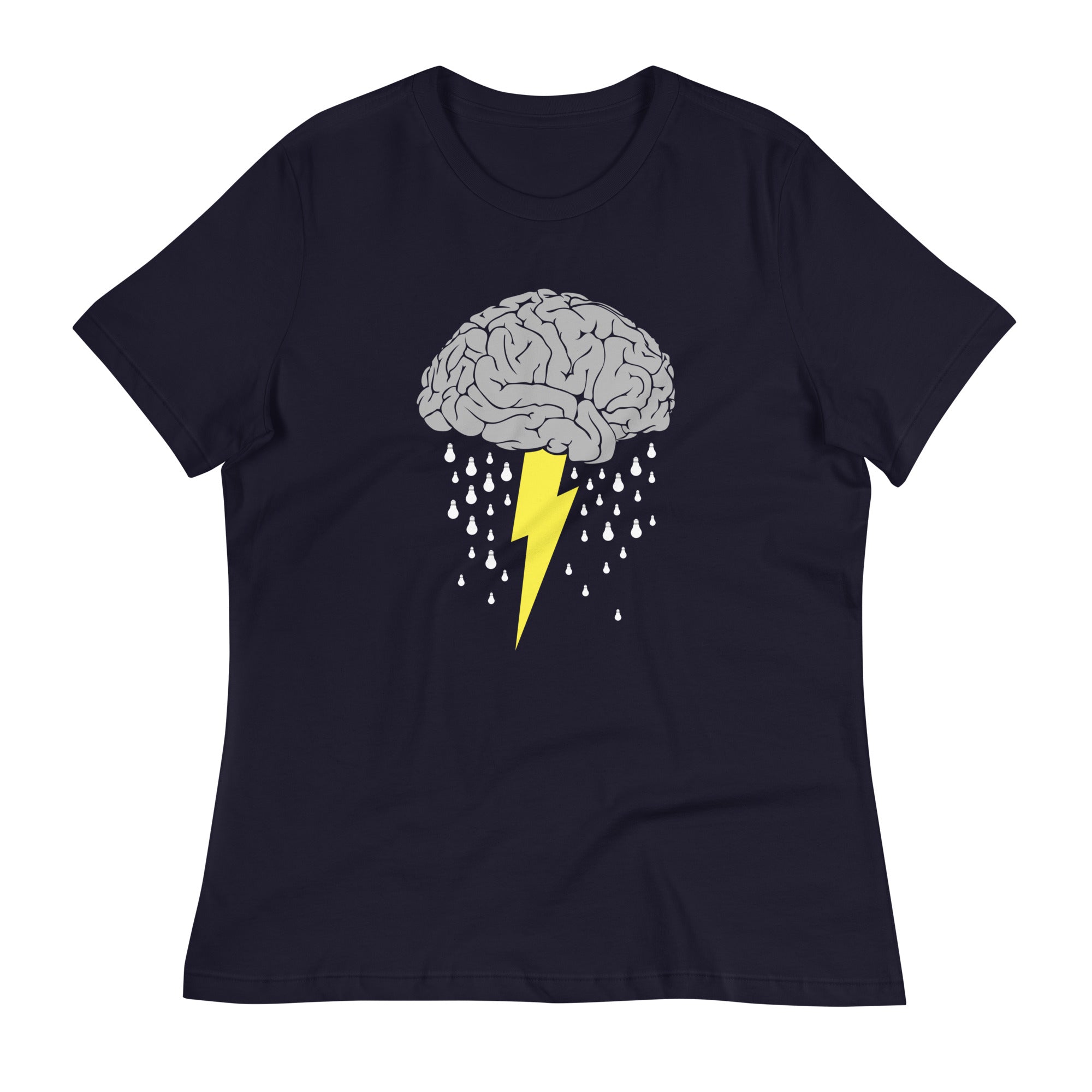 Brainstorm Women's Signature Tee Hoodie, Sweatshirt | PureTeeCo.com (Image 1)