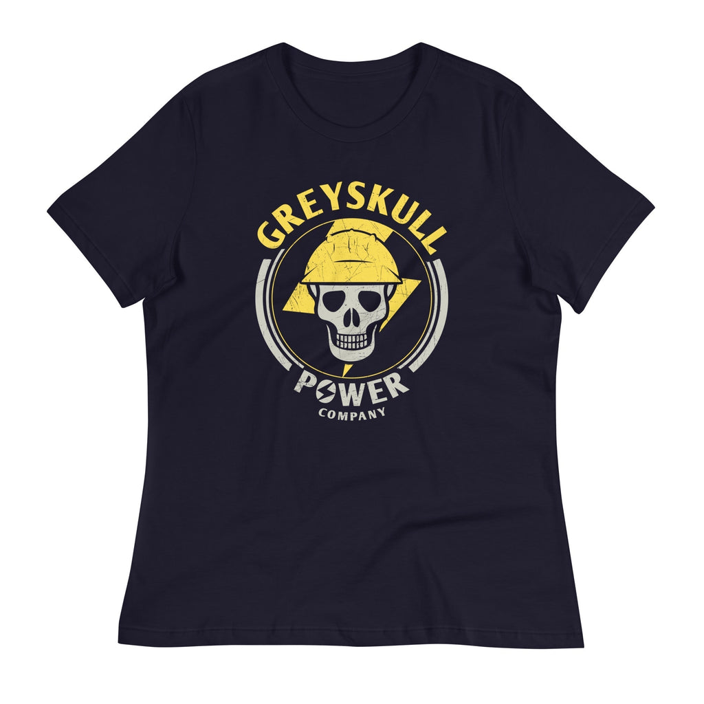 Greyskull Power Company Women's Signature Tee Hoodie, Sweatshirt | PureTeeCo.com (Image 1)