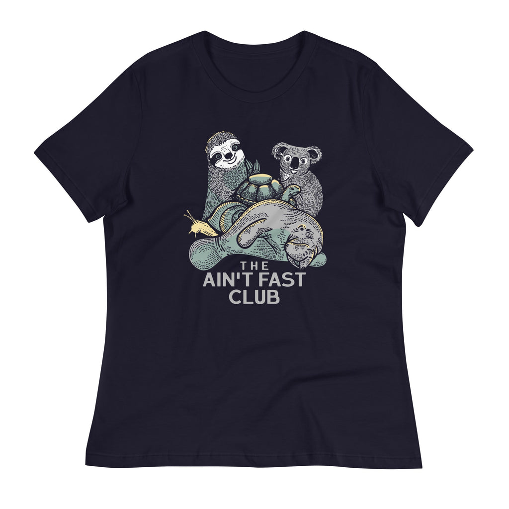 The Ain't Fast Club Women's Signature Tee Hoodie, Sweatshirt | PureTeeCo.com (Image 3)