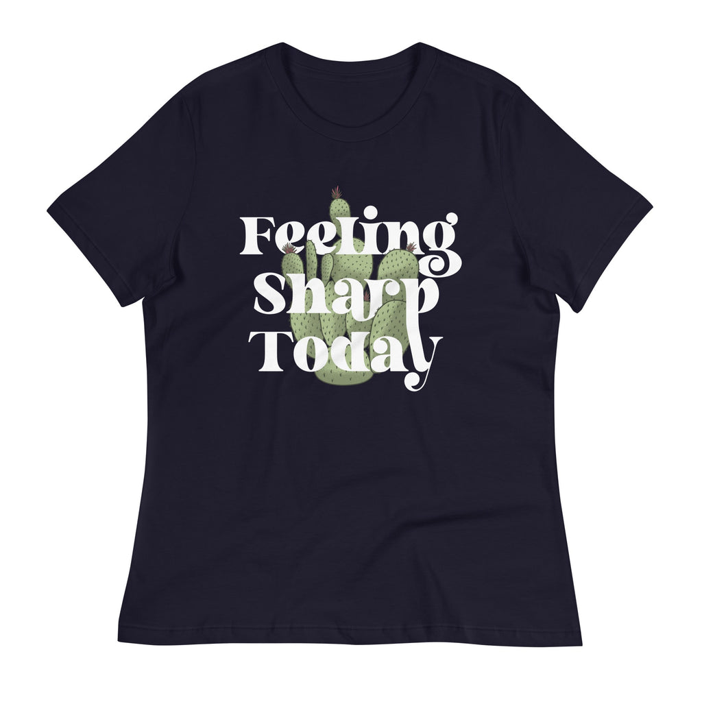 Feeling Sharp Today Women's Signature Tee Hoodie, Sweatshirt | PureTeeCo.com (Image 2)