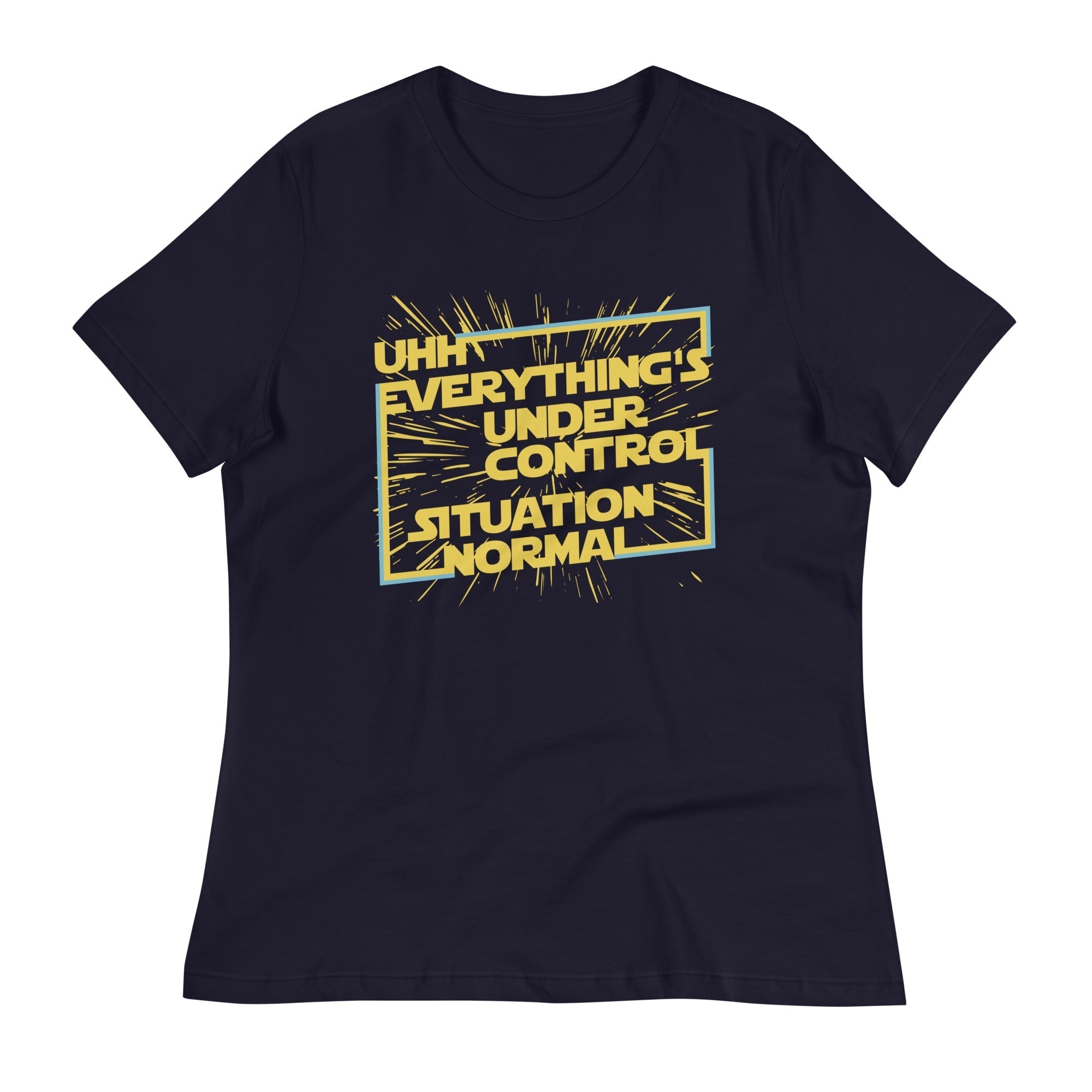 Everything's Under Control Situation Normal Women's Signature Tee Hoodie, Sweatshirt | PureTeeCo.com (Image 2)