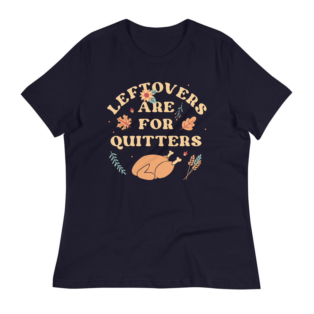 Leftovers Are For Quitters Women's Signature Tee Hoodie, Sweatshirt | PureTeeCo.com (Image 2)