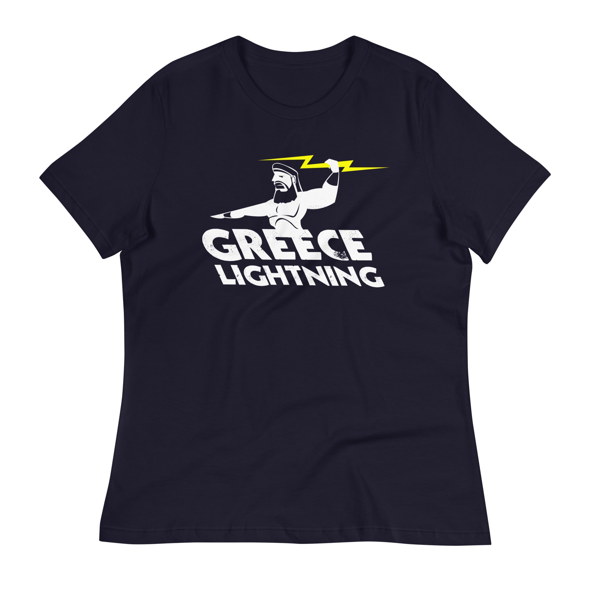 Greece Lightning Women's Signature Tee Hoodie, Sweatshirt | PureTeeCo.com (Image 1)