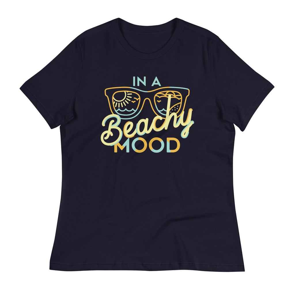 In A Beachy Mood Women's Signature Tee Hoodie, Sweatshirt | PureTeeCo.com (Image 1)