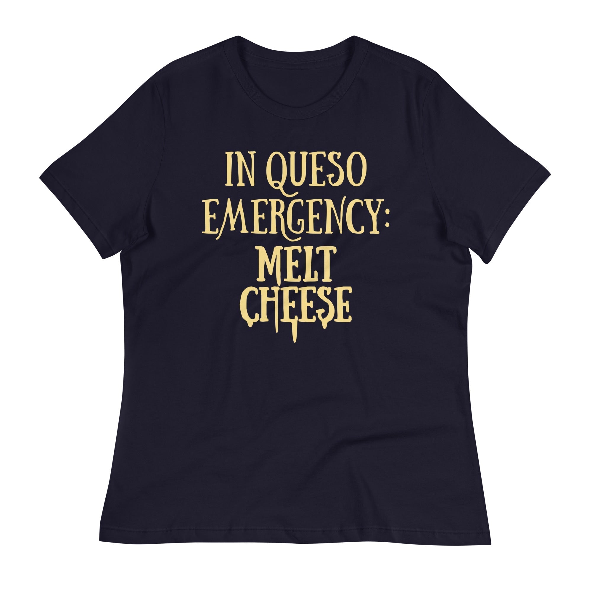 In Queso Emergency: Melt Cheese Women's Signature Tee Hoodie, Sweatshirt | PureTeeCo.com (Image 1)