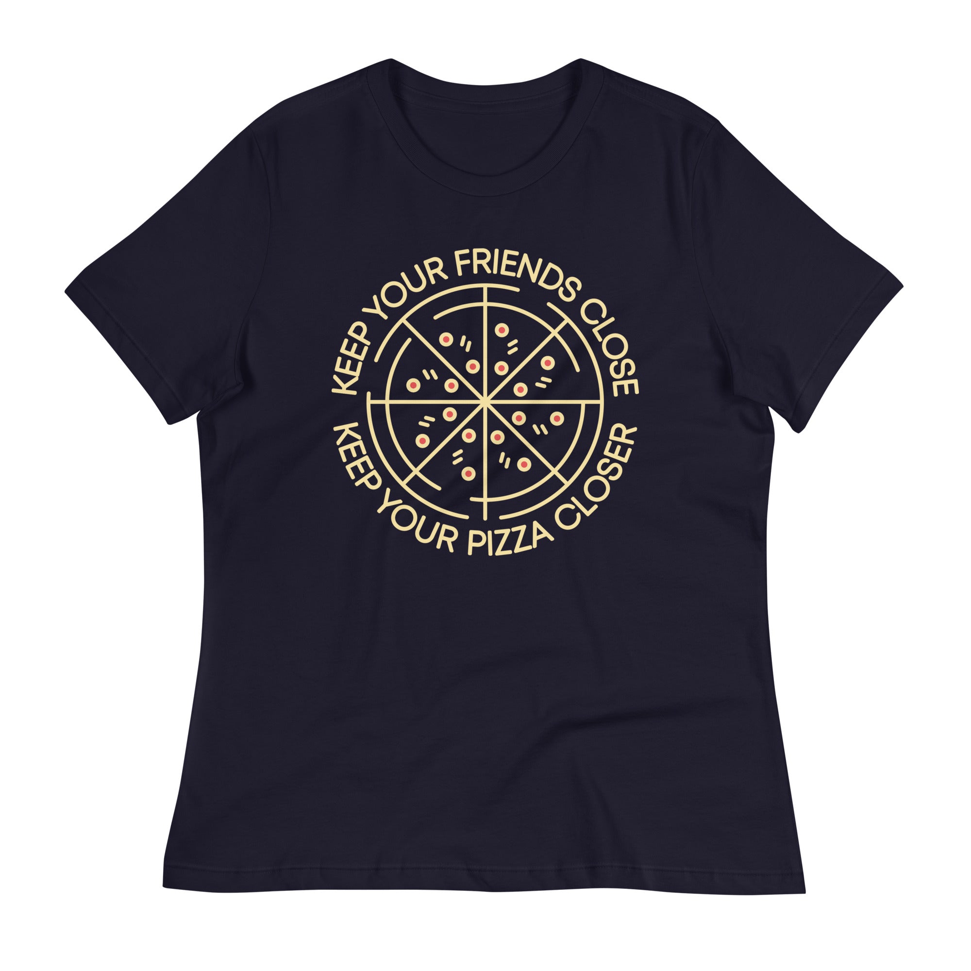 Keep Your Pizza Closer Women's Signature Tee Hoodie, Sweatshirt | PureTeeCo.com (Image 1)