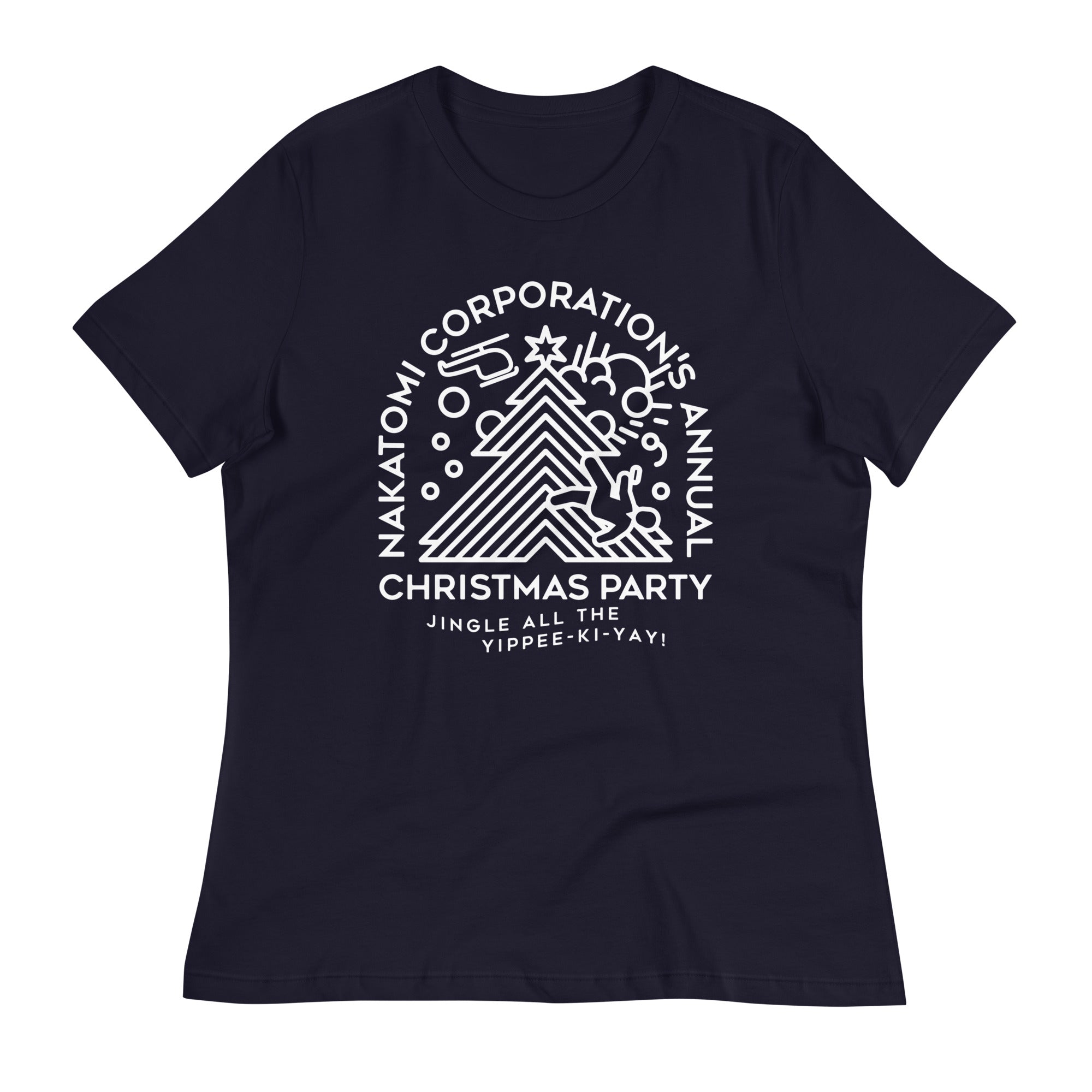 Nakatomi Christmas Party Women's Signature Tee Hoodie, Sweatshirt | PureTeeCo.com (Image 4)