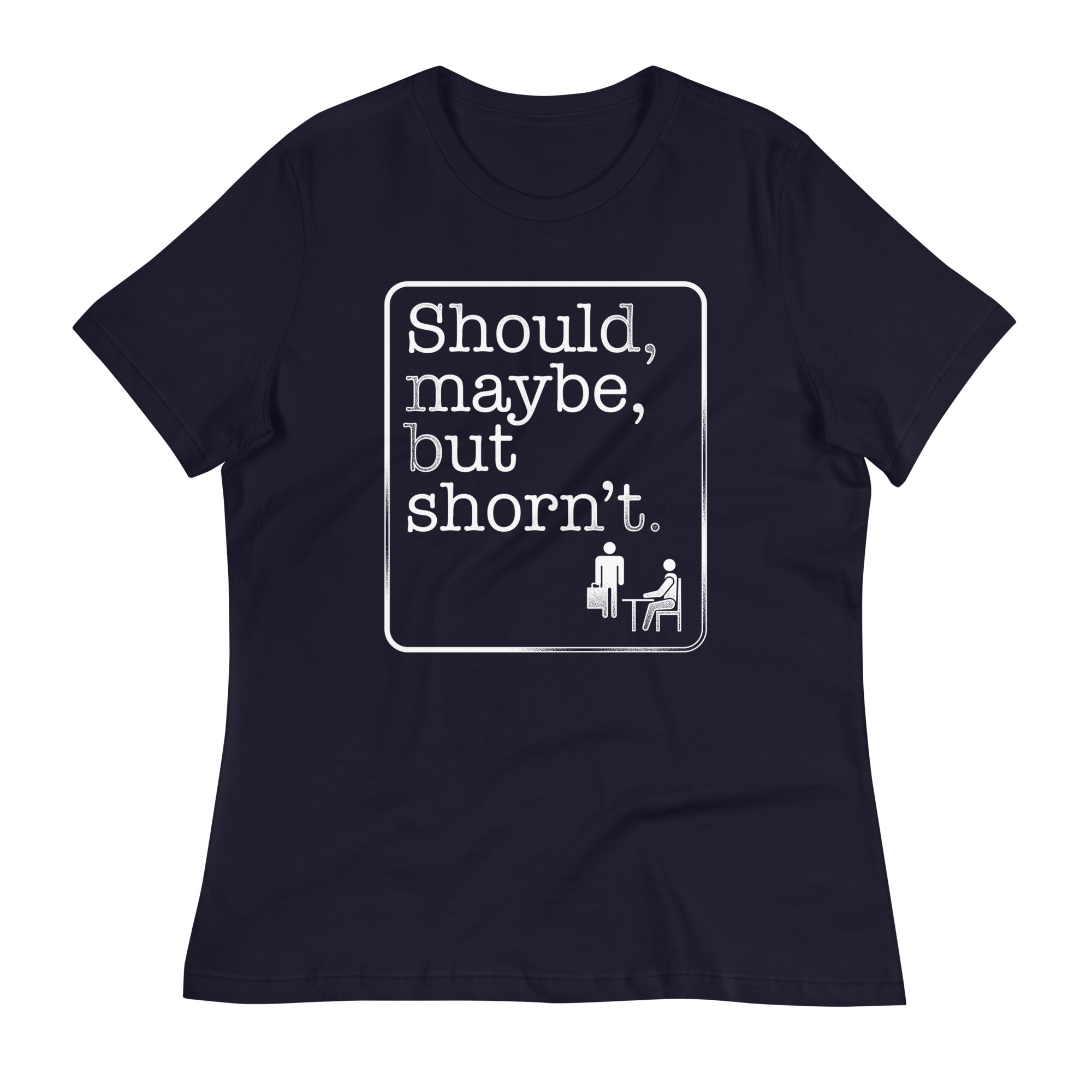 Should, Maybe, But Shorn't Women's Signature Tee Hoodie, Sweatshirt | PureTeeCo.com (Image 2)