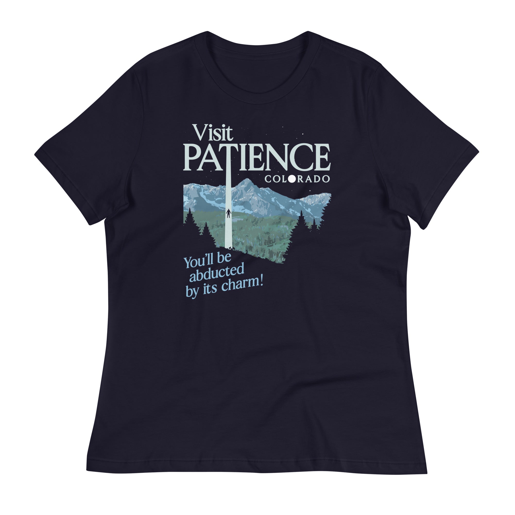 Visit Patience Colorado Women's Signature Tee Hoodie, Sweatshirt | PureTeeCo.com (Image 1)