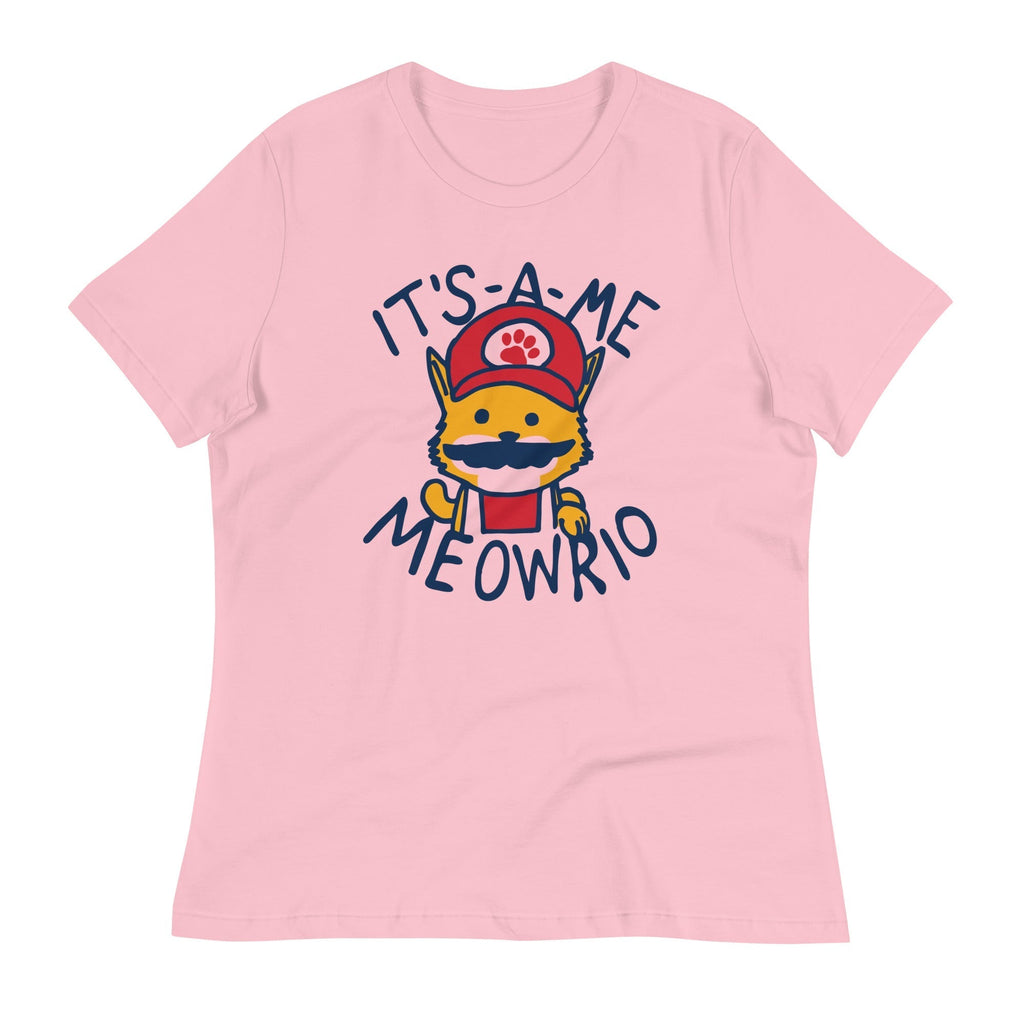 It's-a-me Meowrio Women's Signature Tee Hoodie, Sweatshirt | PureTeeCo.com (Image 4)