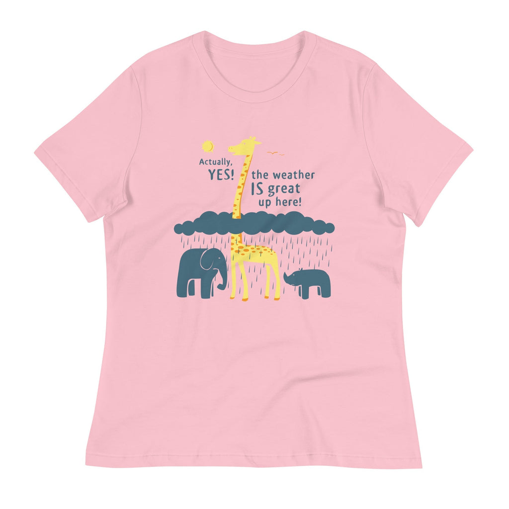 The Weather Is Great Up Here! Women's Signature Tee Hoodie, Sweatshirt | PureTeeCo.com (Image 5)