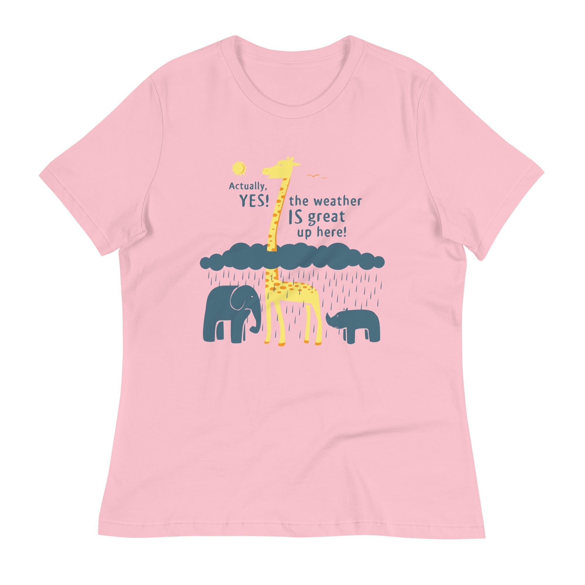 The Weather Is Great Up Here! Women's Signature Tee Hoodie, Sweatshirt | PureTeeCo.com (Image 5)