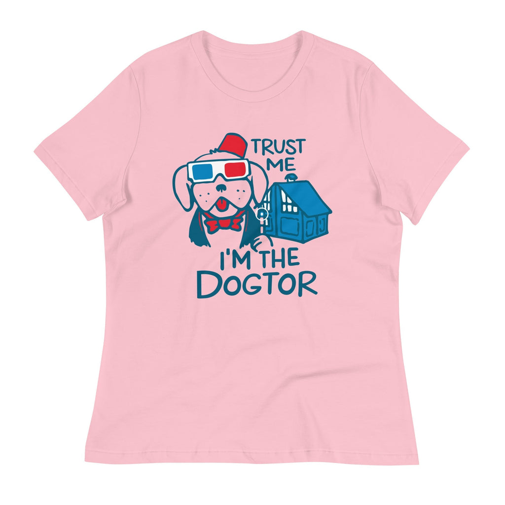 Trust Me, I'm The Dogtor Women's Signature Tee Hoodie, Sweatshirt | PureTeeCo.com (Image 4)