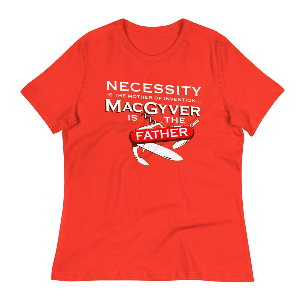 Necessity Is The Mother Women's Signature Tee Hoodie, Sweatshirt | PureTeeCo.com (Image 1)