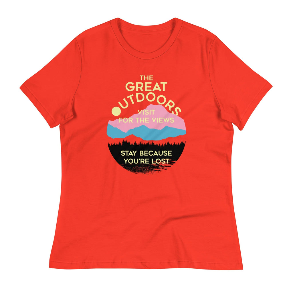 The Great Outdoors Women's Signature Tee Hoodie, Sweatshirt | PureTeeCo.com (Image 4)
