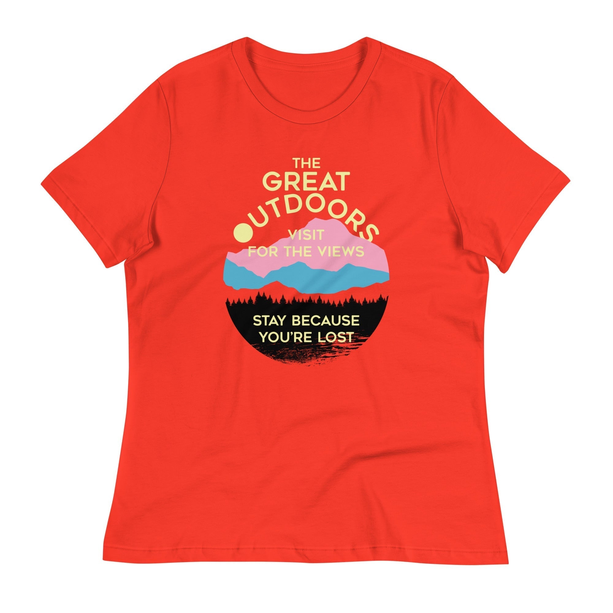 The Great Outdoors Women's Signature Tee Hoodie, Sweatshirt | PureTeeCo.com (Image 4)