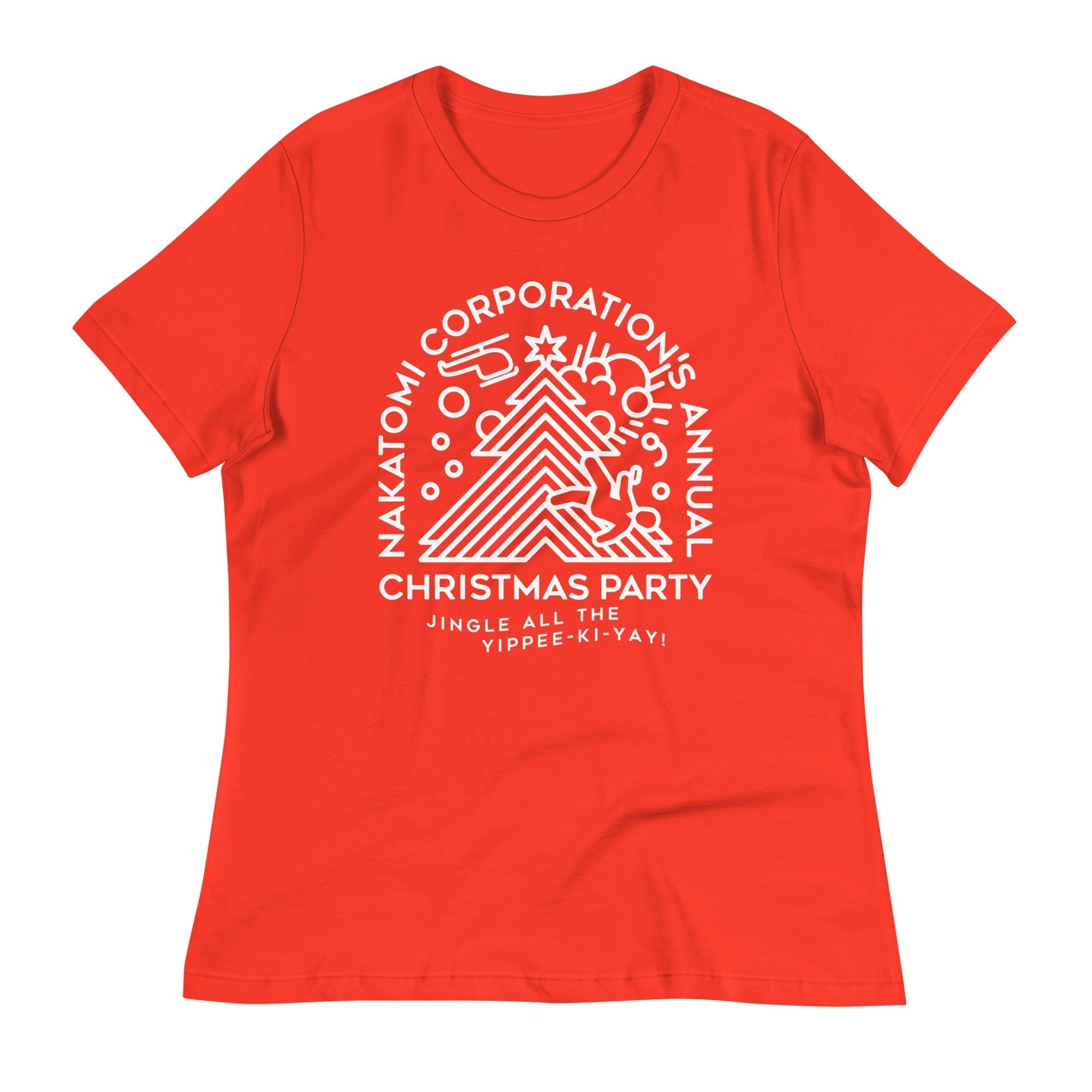 Nakatomi Christmas Party Women's Signature Tee Hoodie, Sweatshirt | PureTeeCo.com (Image 1)