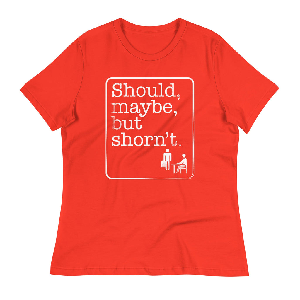 Should, Maybe, But Shorn't Women's Signature Tee Hoodie, Sweatshirt | PureTeeCo.com (Image 4)