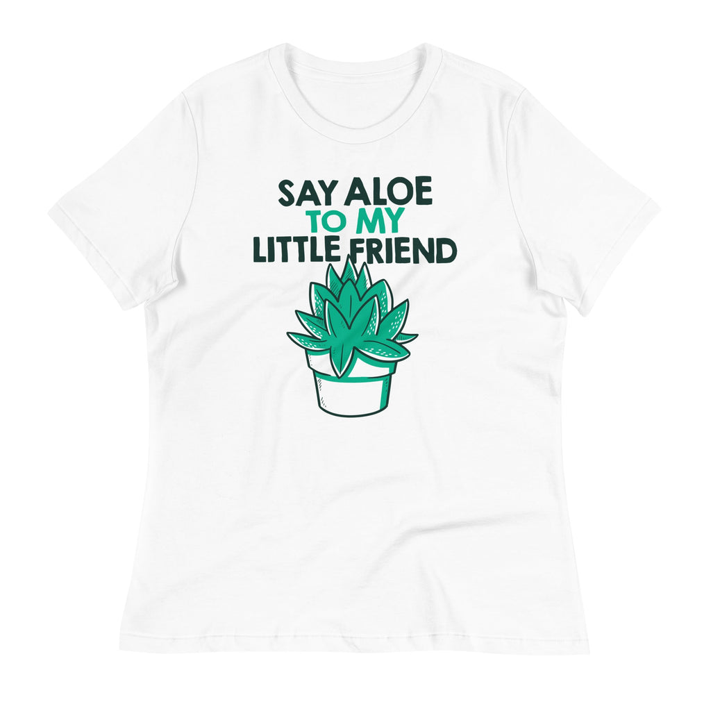Say Aloe To My Little Friend Women's Signature Tee Hoodie, Sweatshirt | PureTeeCo.com (Image 5)