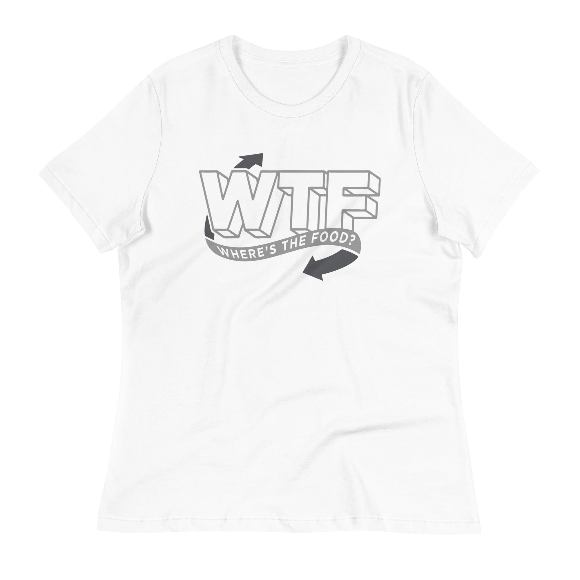 Where's The Food? Women's Signature Tee Hoodie, Sweatshirt | PureTeeCo.com (Image 3)
