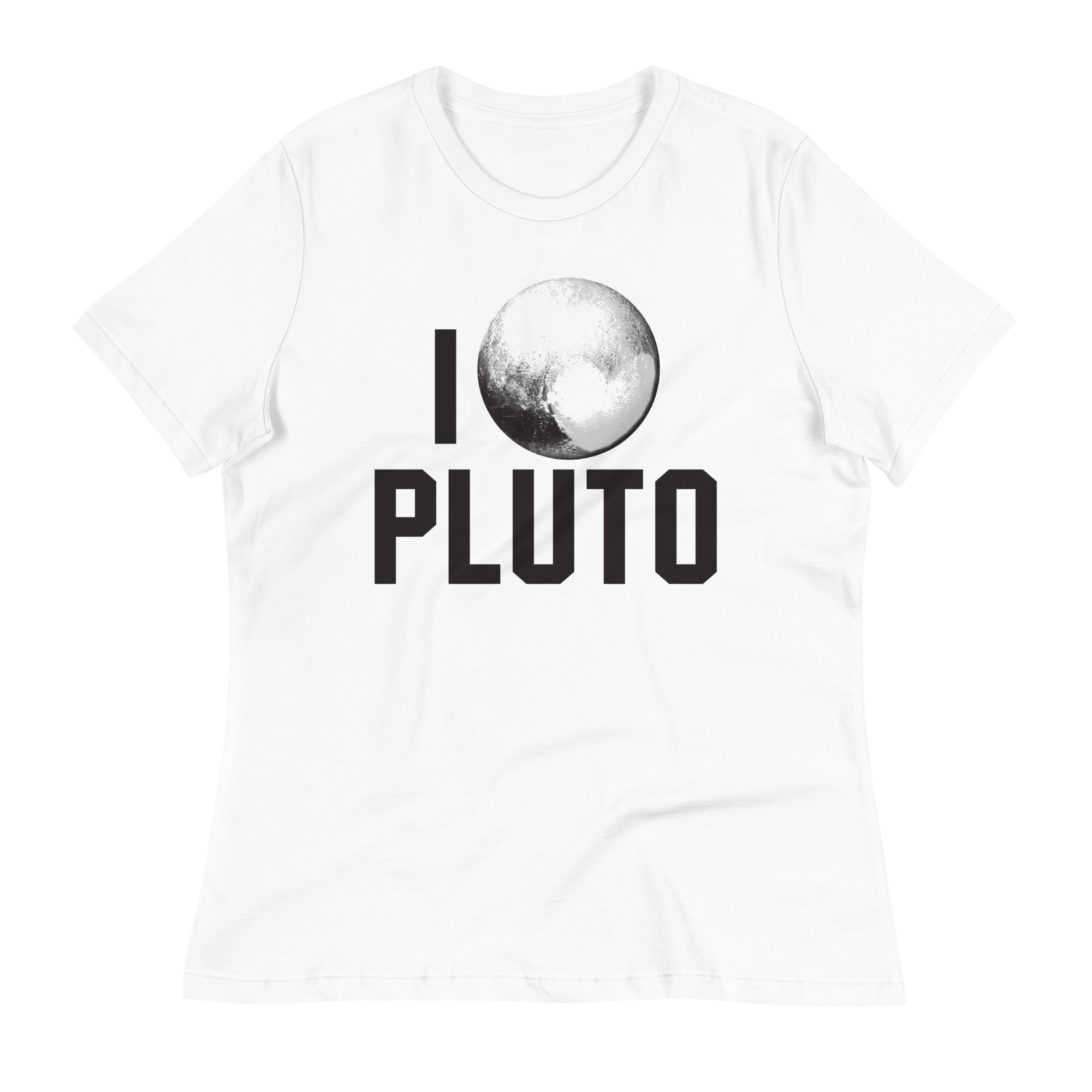 I Heart Pluto Women's Signature Tee Hoodie, Sweatshirt | PureTeeCo.com (Image 5)