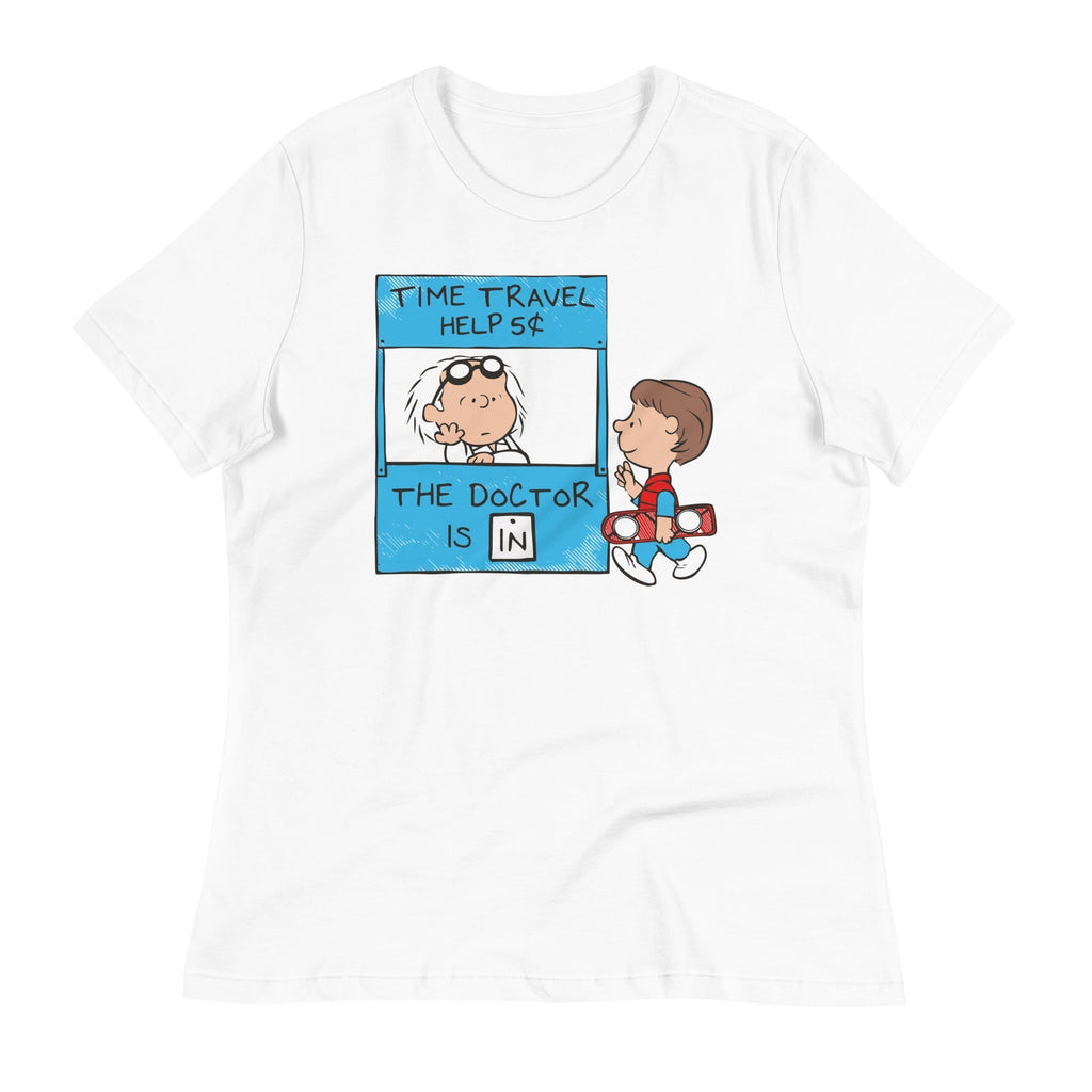 The Doctor Is In Women's Signature Tee Hoodie, Sweatshirt | PureTeeCo.com (Image 1)