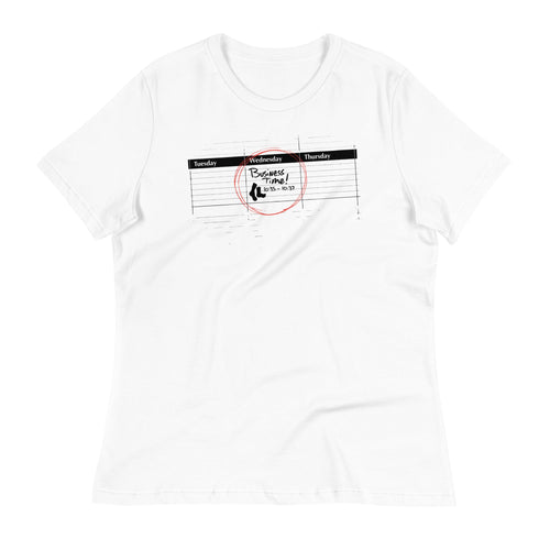 It's Business Time Women's Signature Tee Hoodie, Sweatshirt | PureTeeCo.com (Image 1)