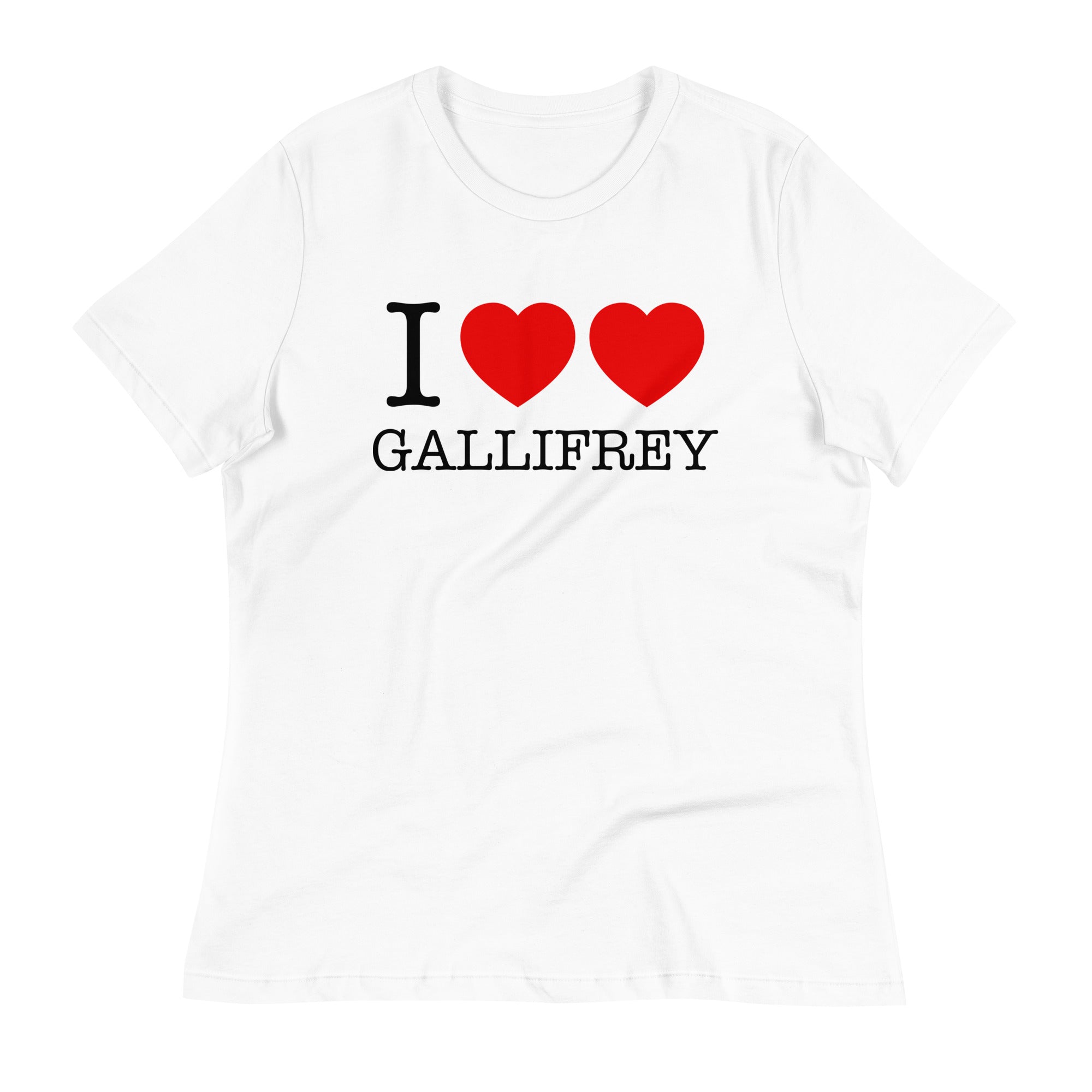 I Heart Heart Gallifrey Women's Signature Tee Hoodie, Sweatshirt | PureTeeCo.com (Image 1)