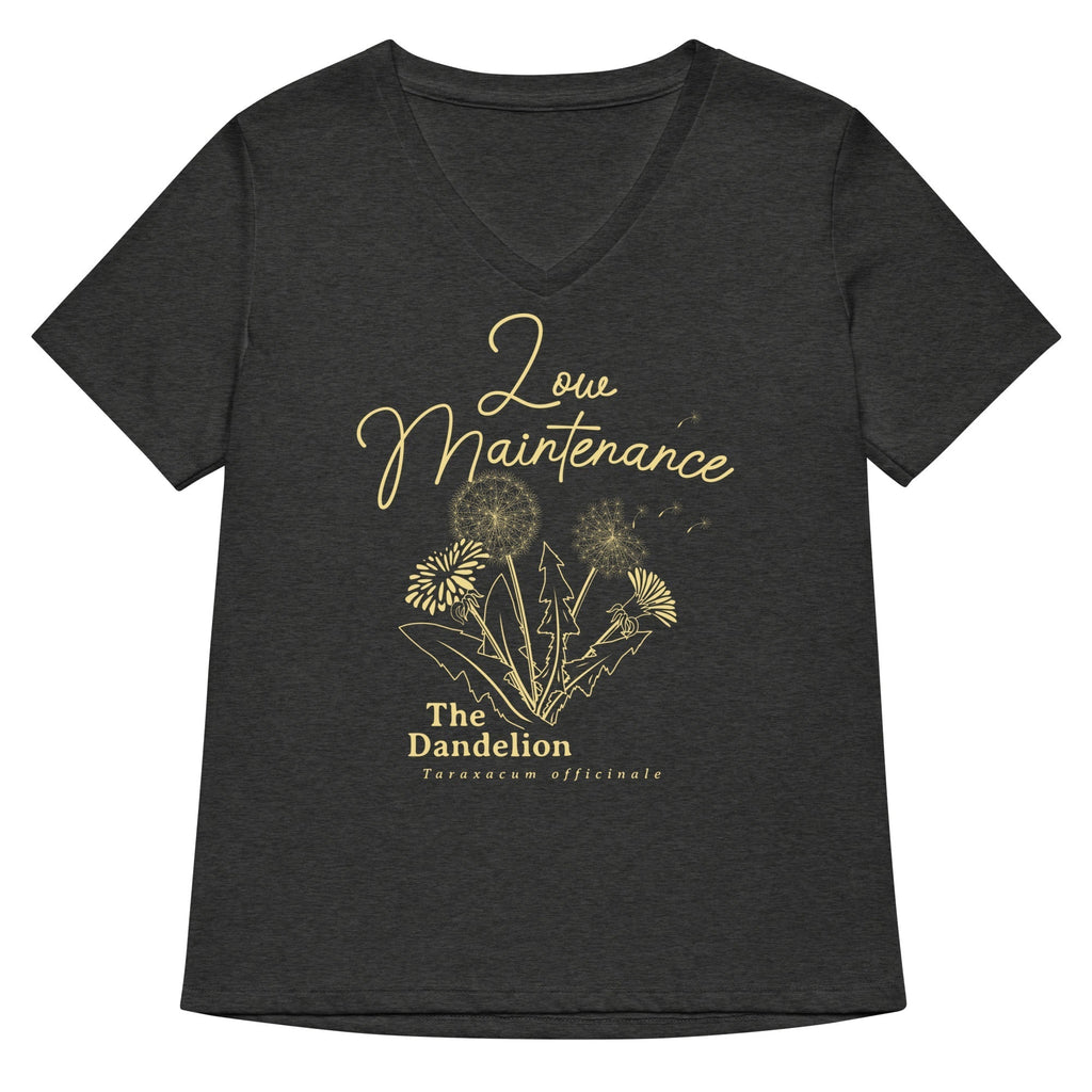 Low Maintenance Women's V-Neck Tee Hoodie, Sweatshirt | PureTeeCo.com (Image 3)