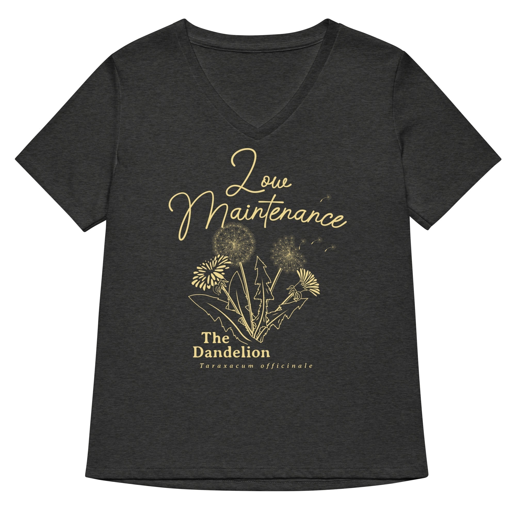 Low Maintenance Women's V-Neck Tee Hoodie, Sweatshirt | PureTeeCo.com (Image 3)