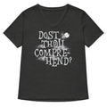 Dost Thou Comprehend? Women's V-Neck Tee Hoodie, Sweatshirt | PureTeeCo.com (Image 1)