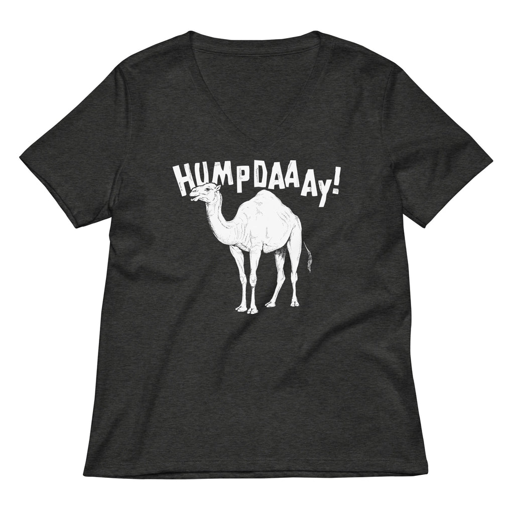 Hump Day! Women's V-Neck Tee Hoodie, Sweatshirt | PureTeeCo.com (Image 1)