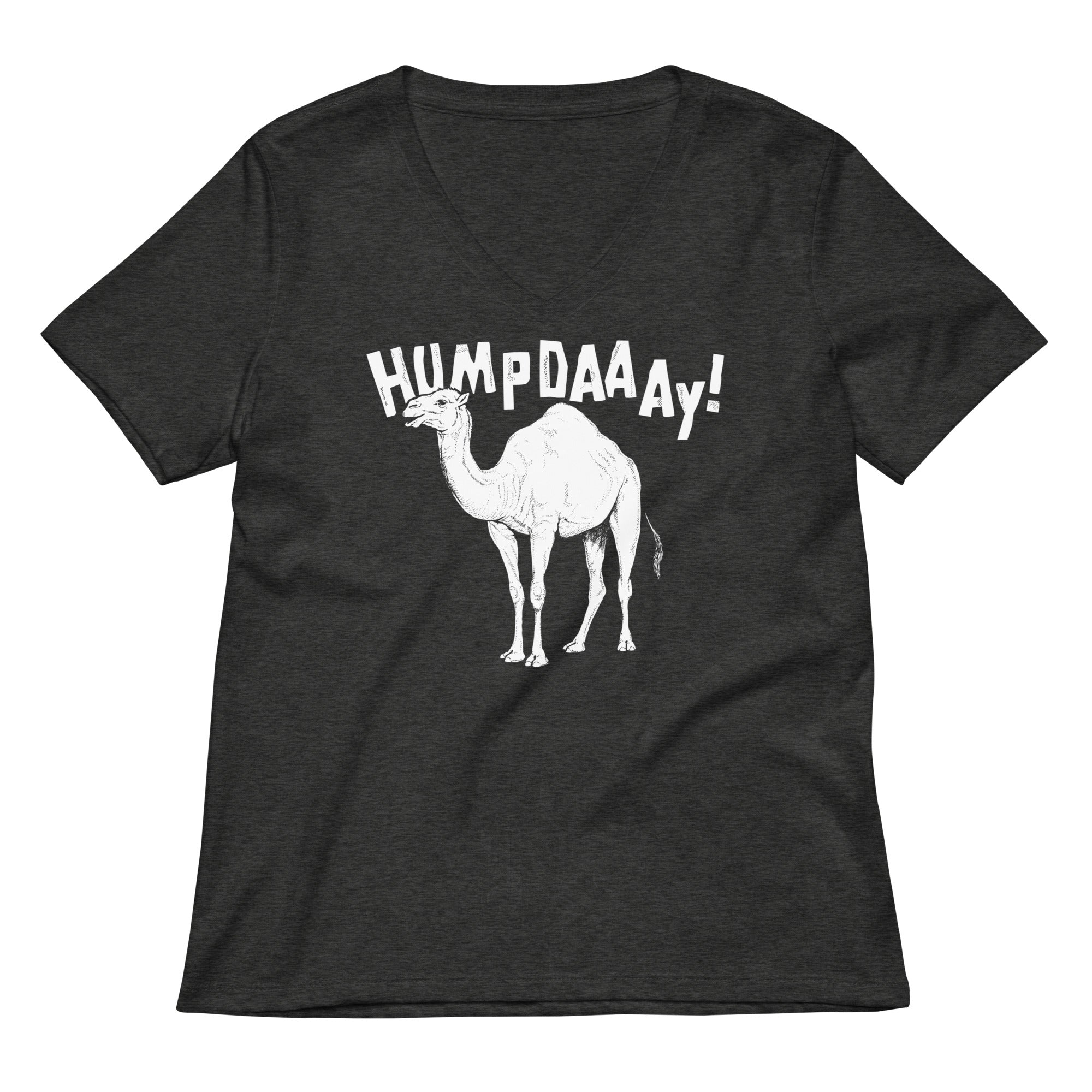 Hump Day! Women's V-Neck Tee Hoodie, Sweatshirt | PureTeeCo.com (Image 1)