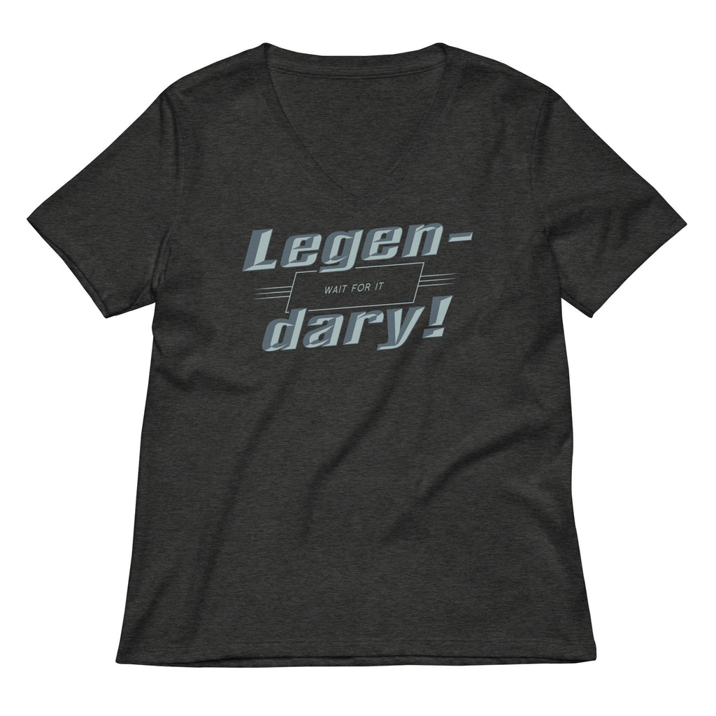 Legen-Dary Women's V-Neck Tee Hoodie, Sweatshirt | PureTeeCo.com (Image 1)