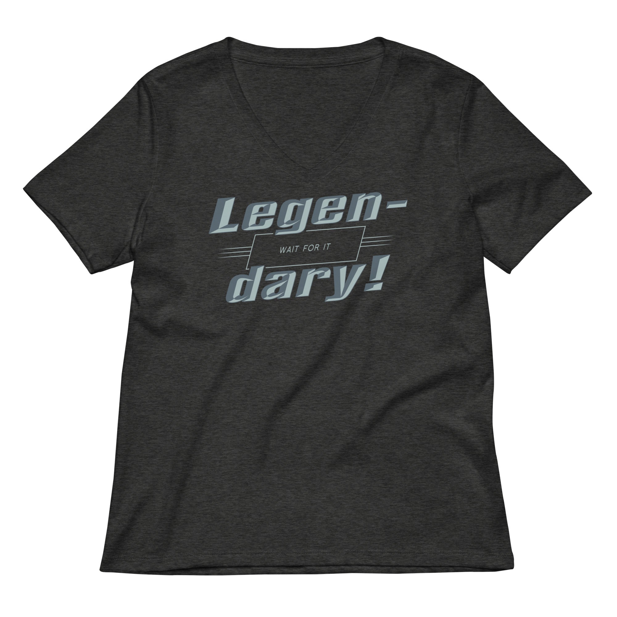 Legen-Dary Women's V-Neck Tee Hoodie, Sweatshirt | PureTeeCo.com (Image 1)