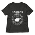 Ramens Women's V-Neck Tee Hoodie, Sweatshirt | PureTeeCo.com (Image 1)