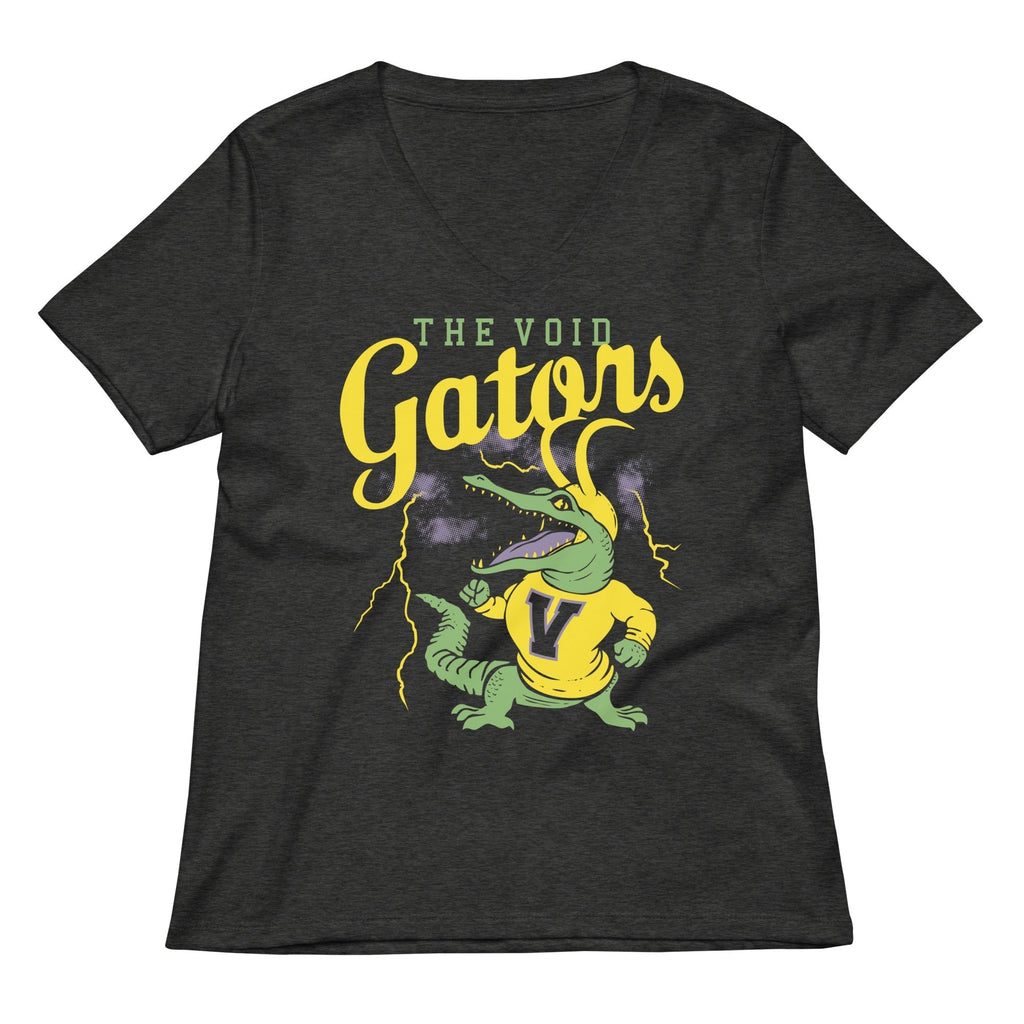 The Void Gators Women's V-Neck Tee Hoodie, Sweatshirt | PureTeeCo.com (Image 3)
