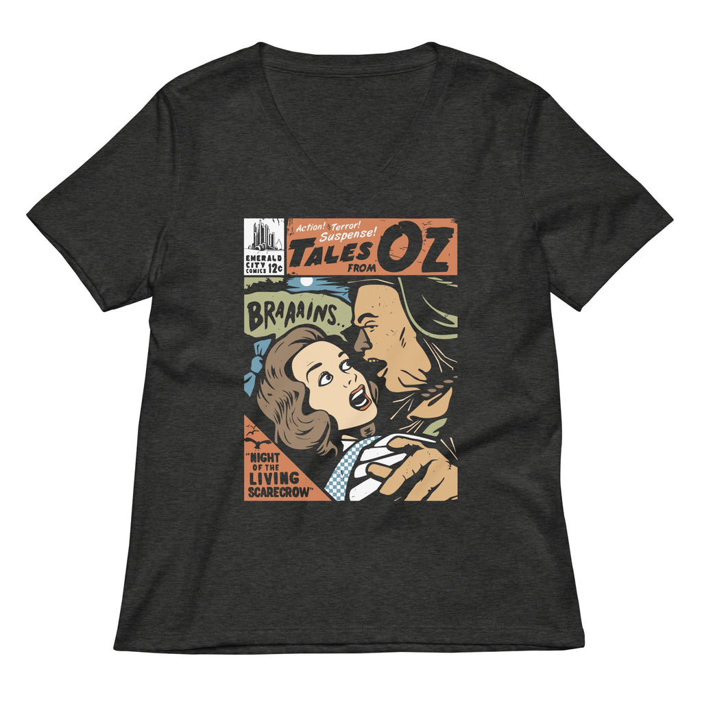 Tales From Oz Women's V-Neck Tee Hoodie, Sweatshirt | PureTeeCo.com (Image 3)