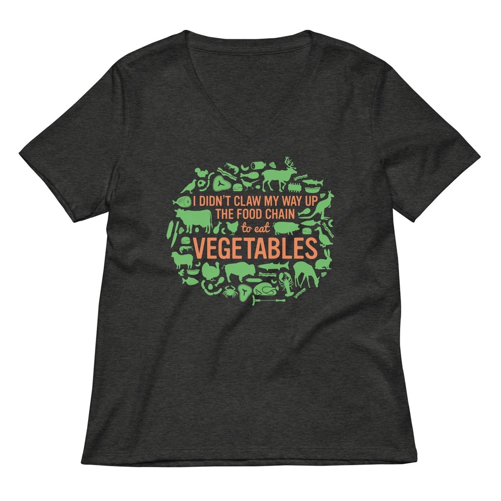 Top Of The Food Chain Women's V-Neck Tee Hoodie, Sweatshirt | PureTeeCo.com (Image 3)