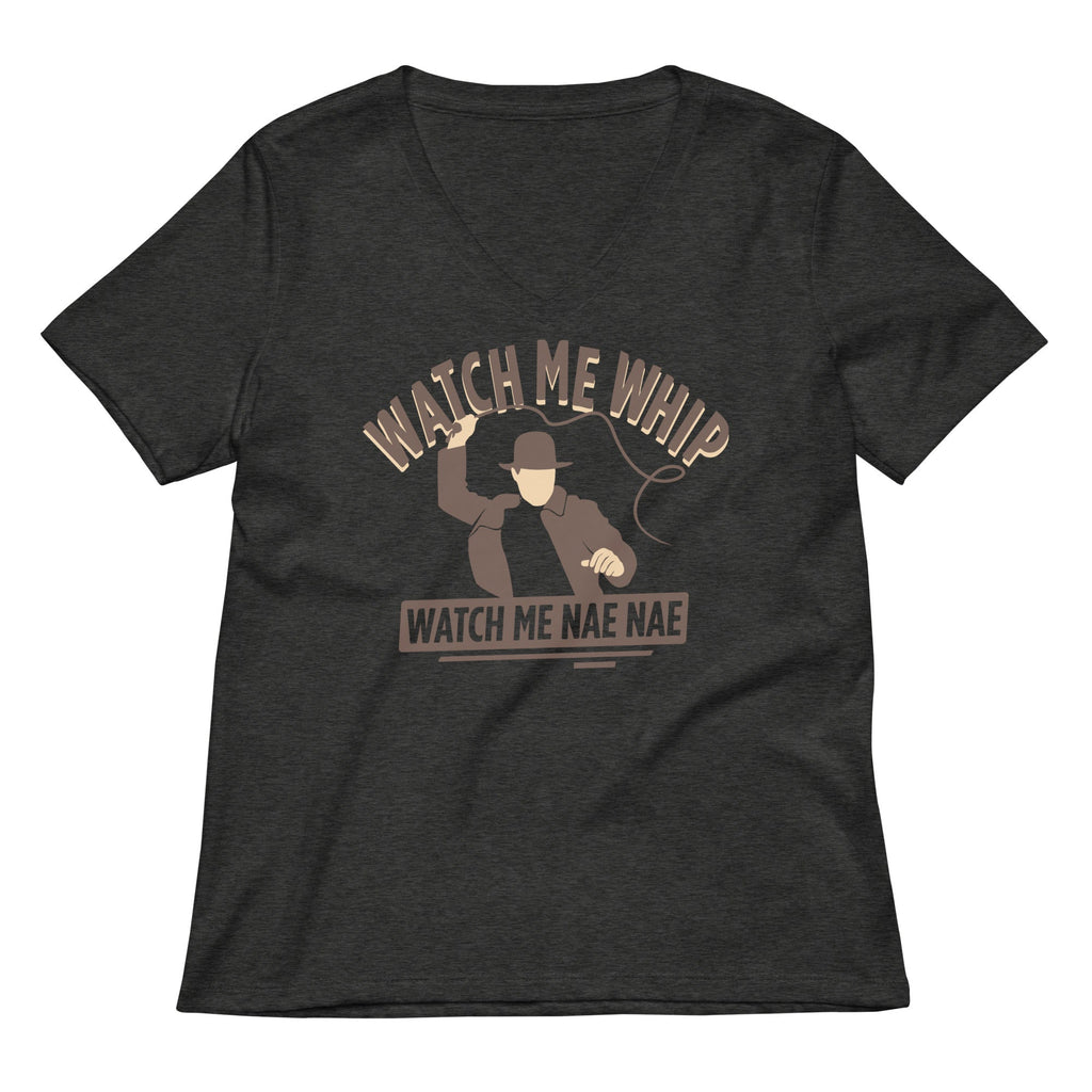 Watch Me Whip Women's V-Neck Tee Hoodie, Sweatshirt | PureTeeCo.com (Image 3)