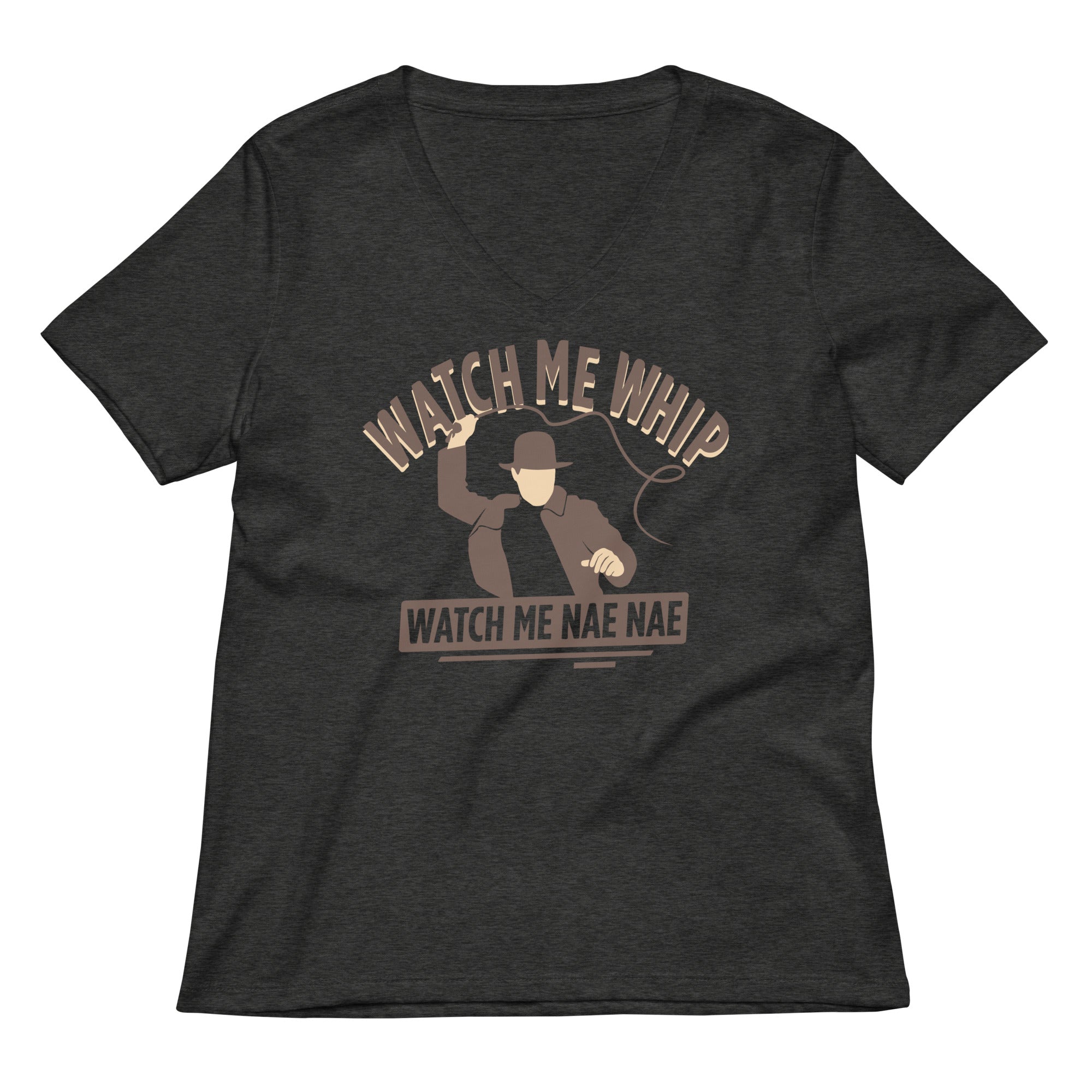 Watch Me Whip Women's V-Neck Tee Hoodie, Sweatshirt | PureTeeCo.com (Image 3)