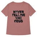 Never Tell Me The Odds Women's V-Neck Tee Hoodie, Sweatshirt | PureTeeCo.com (Image 1)