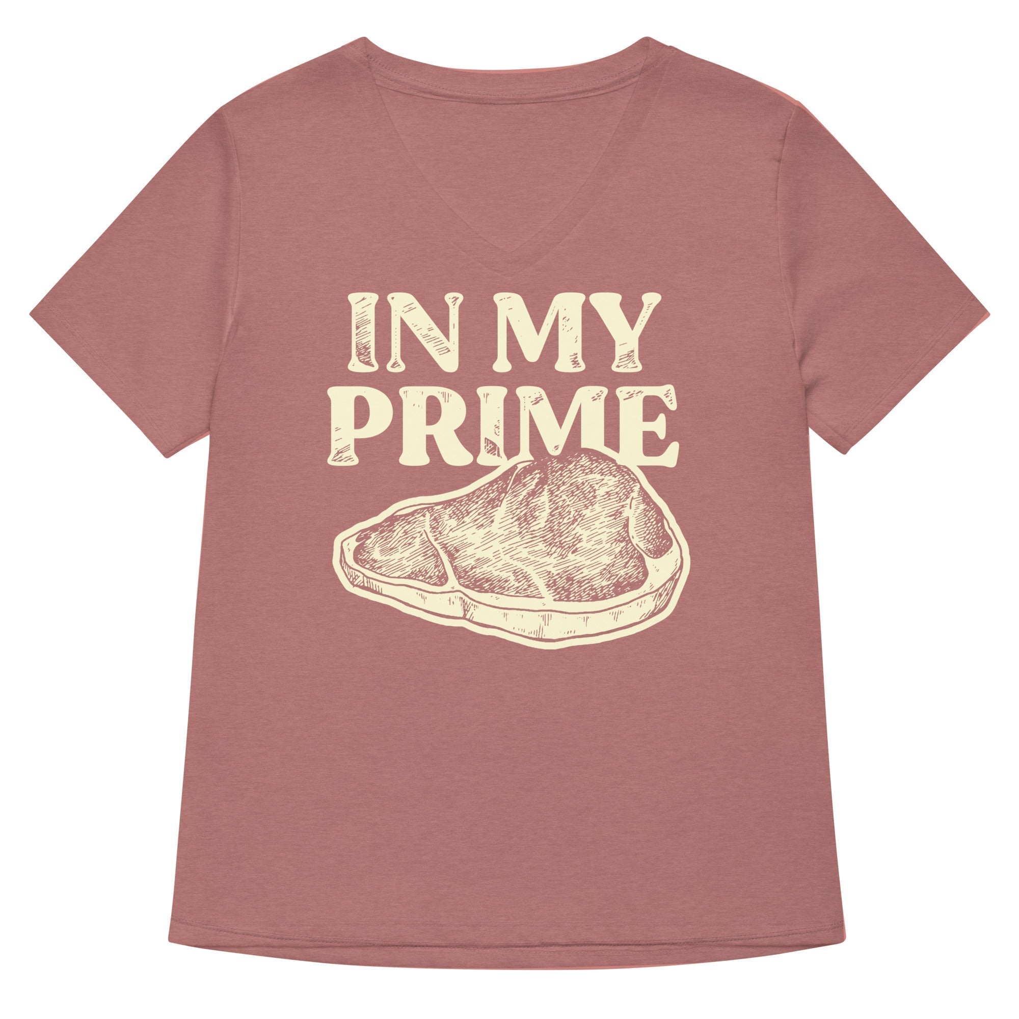 In My Prime Women's V-Neck Tee Hoodie, Sweatshirt | PureTeeCo.com (Image 1)