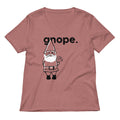 Gnope Women's V-Neck Tee Hoodie, Sweatshirt | PureTeeCo.com