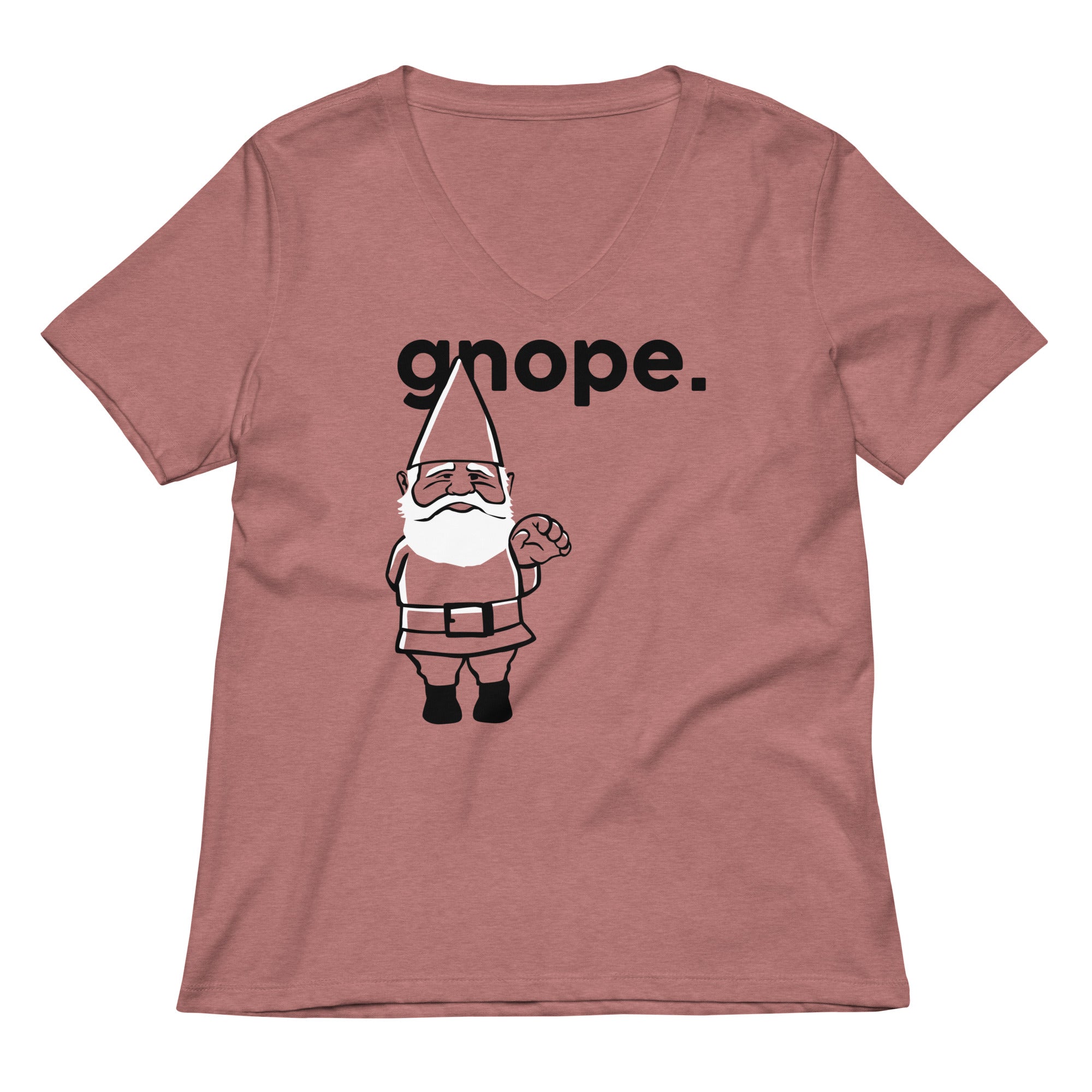 Gnope Women's V-Neck Tee Hoodie, Sweatshirt | PureTeeCo.com